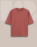 Premium Oversized Classic T-Shirt Summer Essential Coral