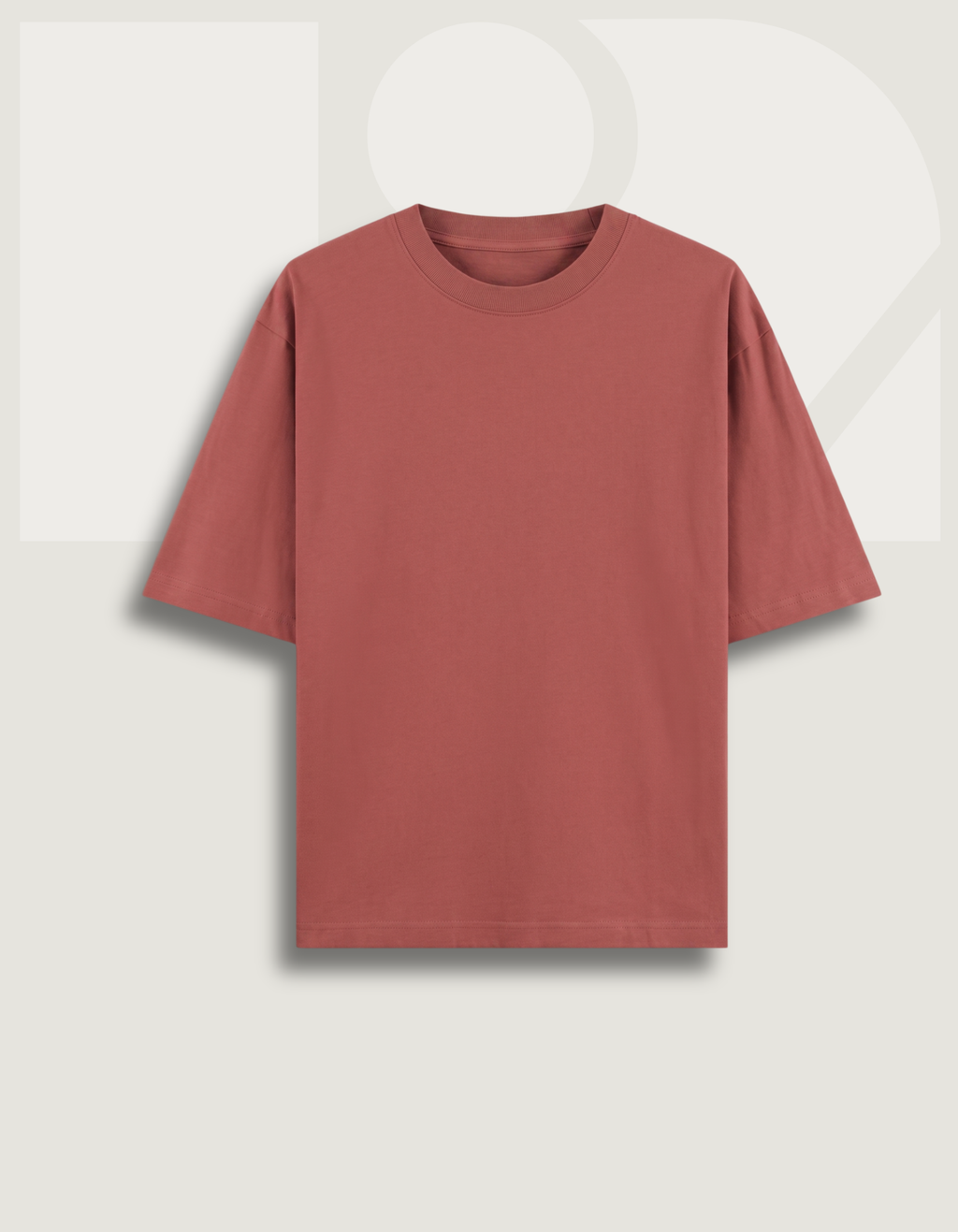 Premium Oversized Classic T-Shirt Summer Essential Coral