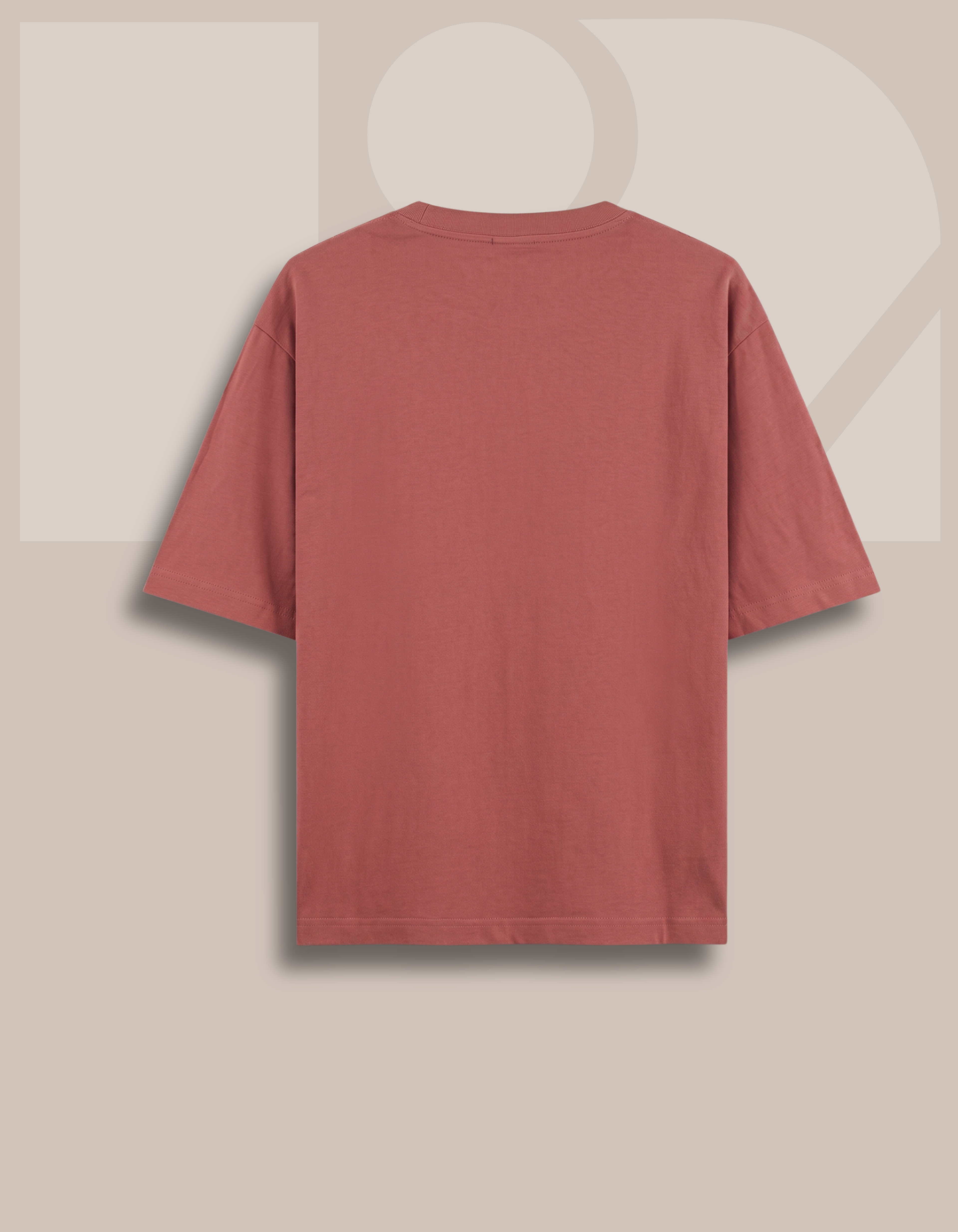 Premium Oversized Classic T-Shirt Summer Essential Coral