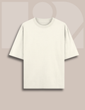 Premium Oversized Classic T-Shirt Summer Essential Off White