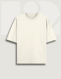 Premium Oversized Classic T-Shirt Summer Essential Off White