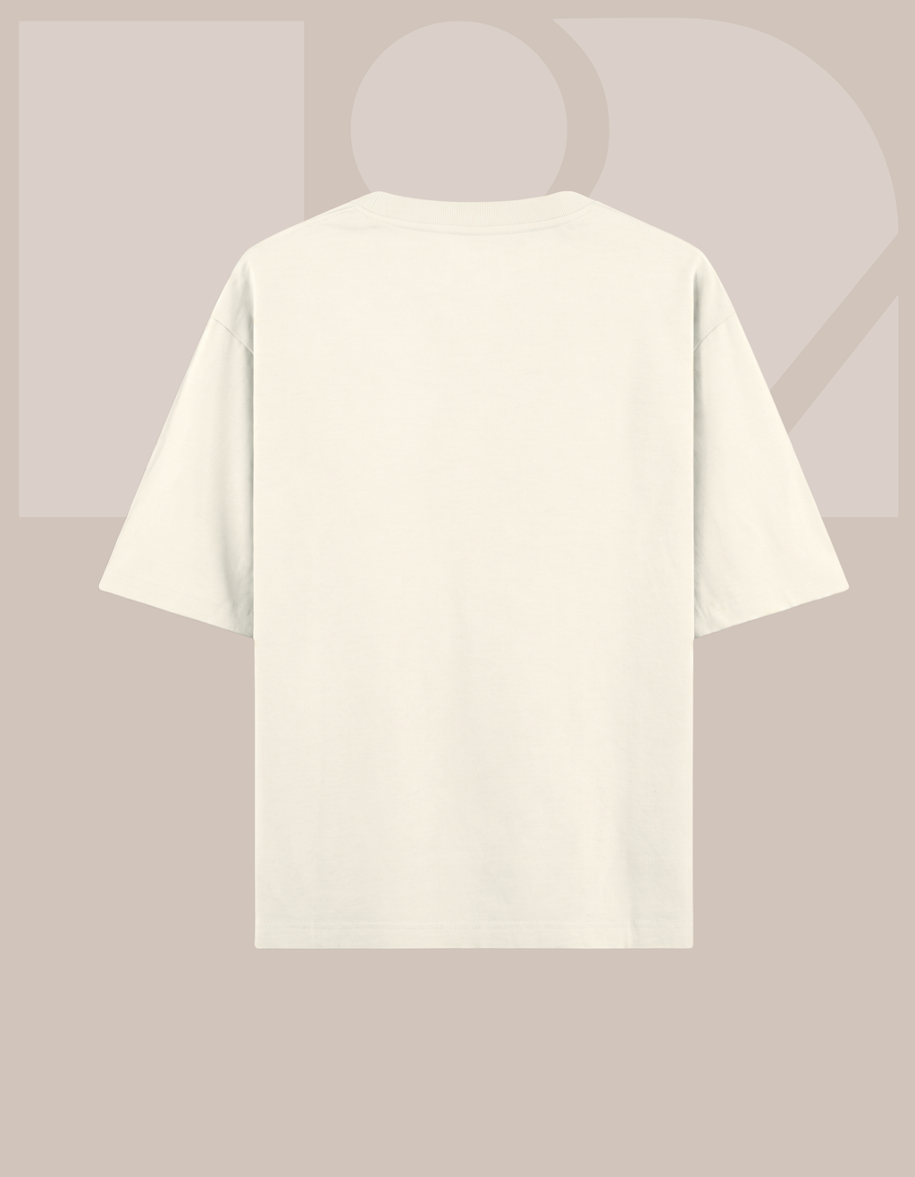 Premium Oversized Classic T-Shirt Summer Essential Off White