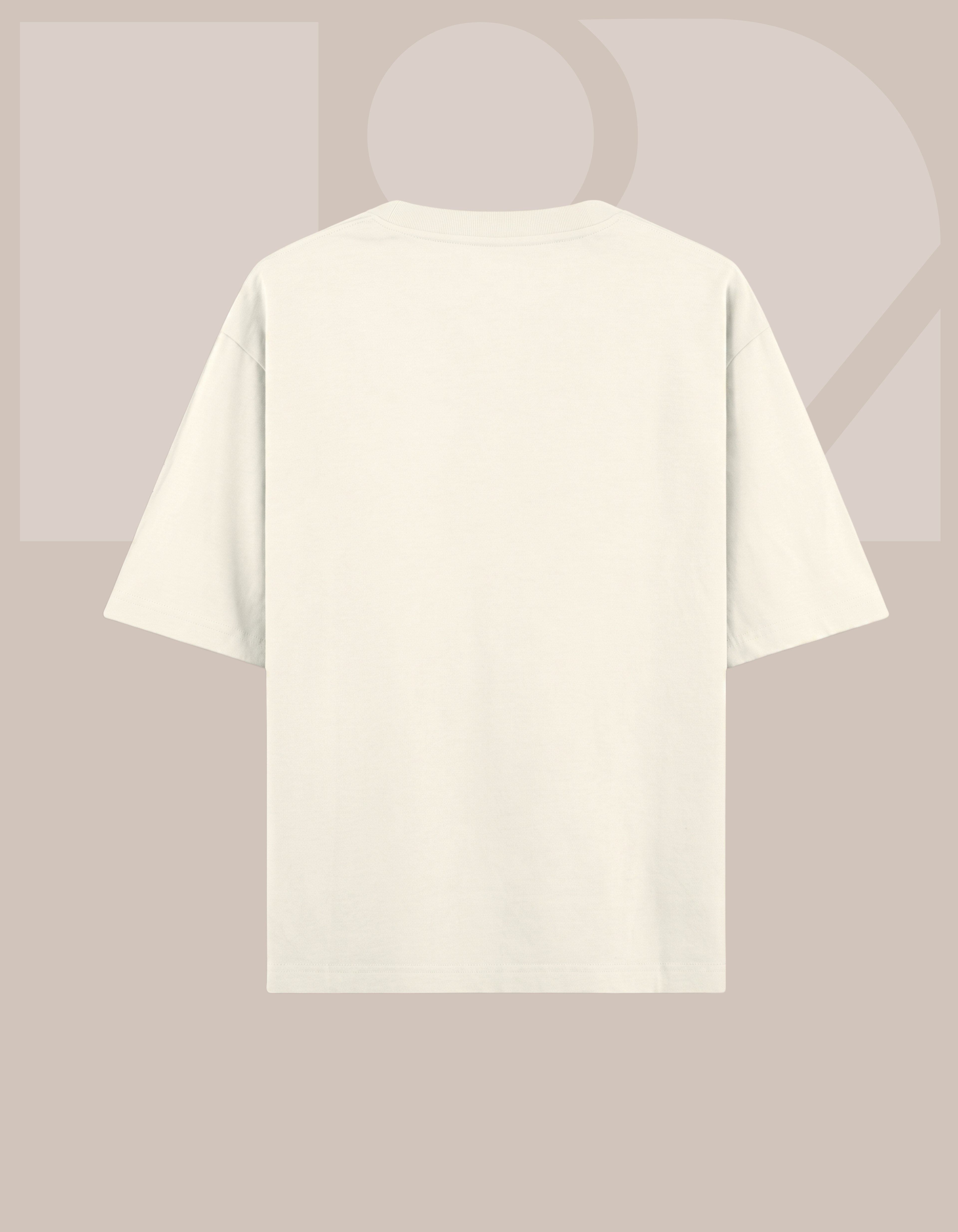Premium Oversized Classic T-Shirt Summer Essential Off White