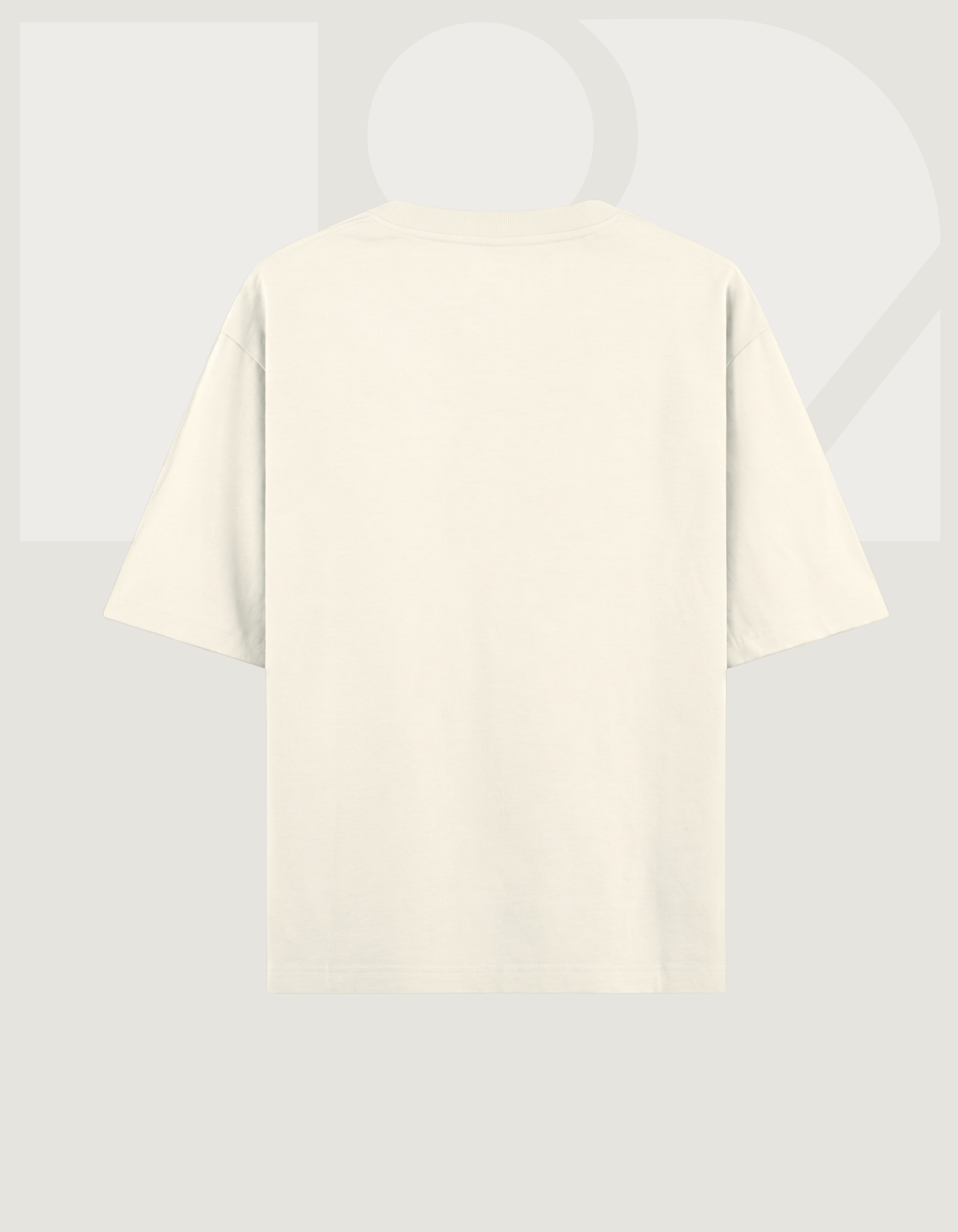 Premium Oversized Classic T-Shirt Summer Essential Off White