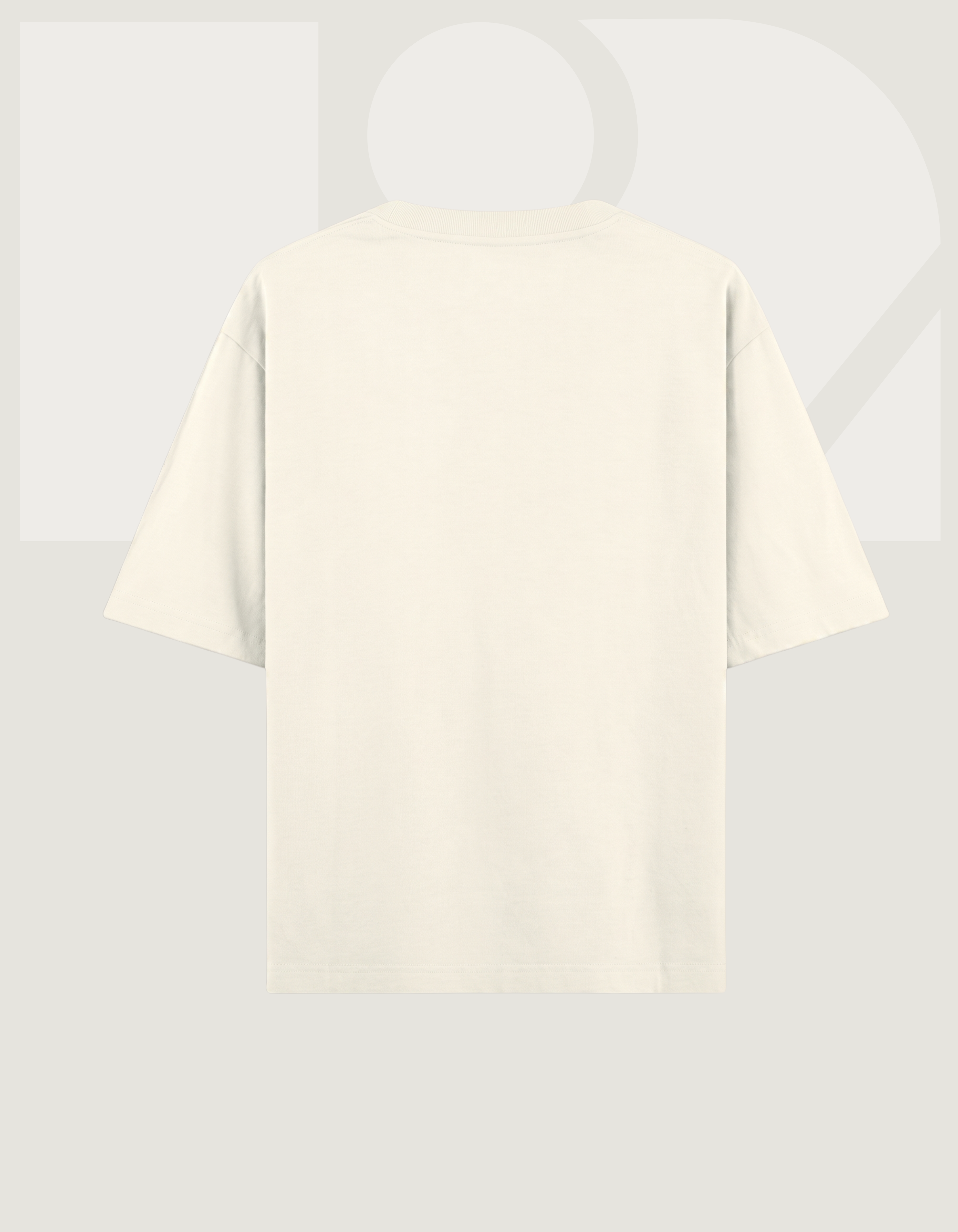 Premium Oversized Classic T-Shirt Summer Essential Off White