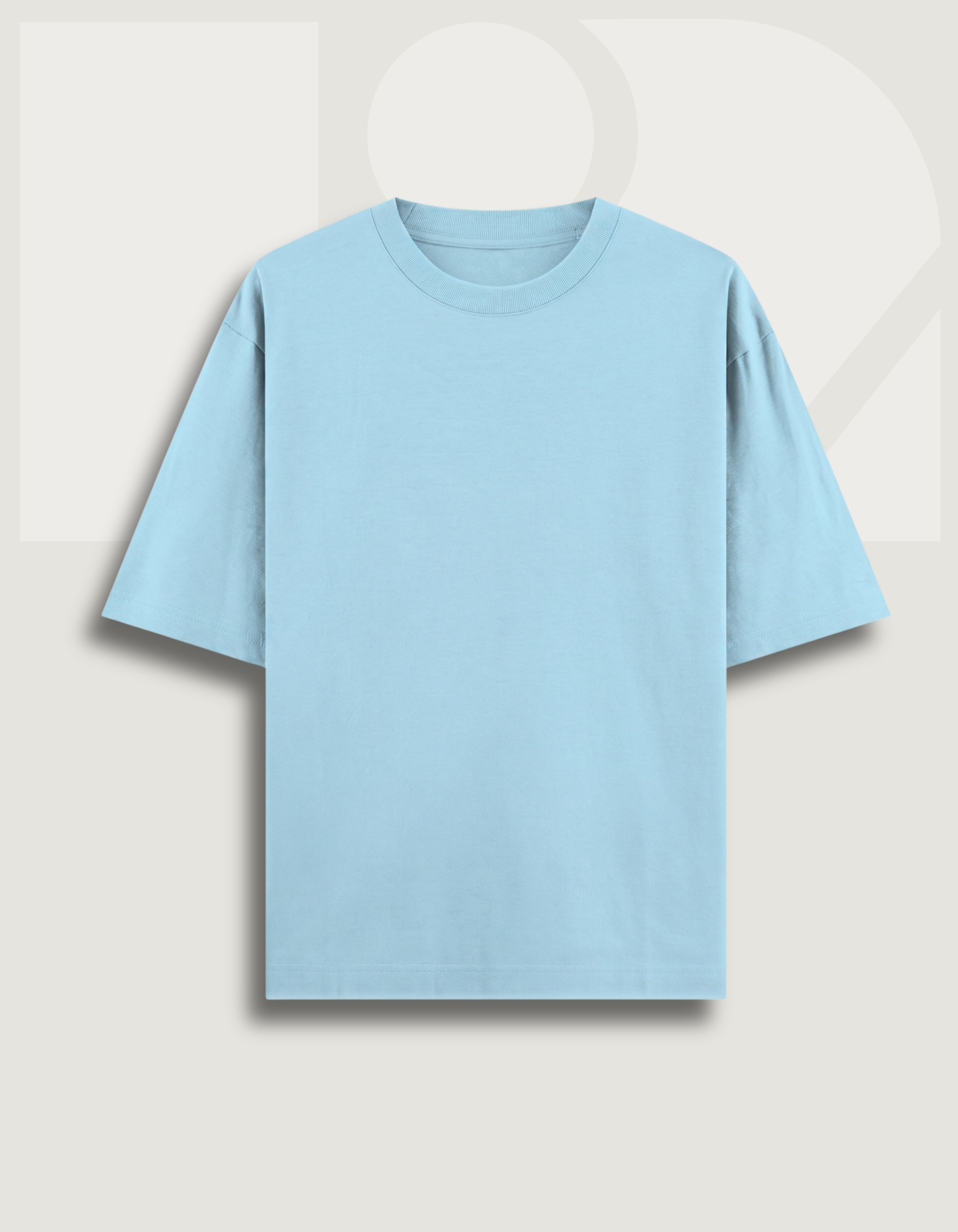 Premium Oversized Classic T-Shirt Summer Essential Sea Blue