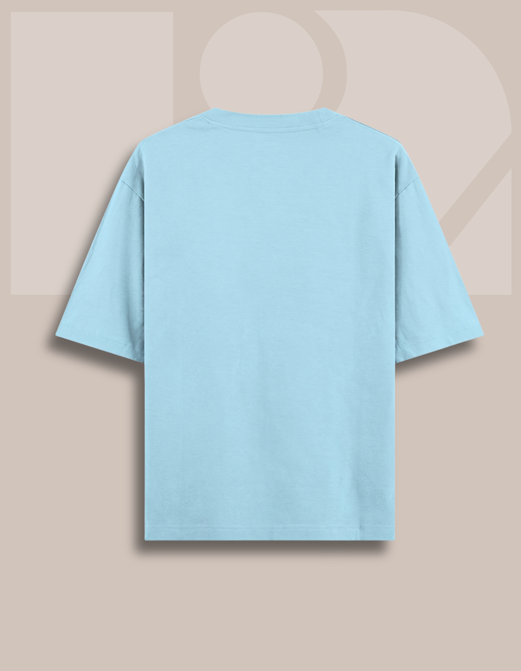 Premium Oversized Classic T-Shirt Summer Essential Sea Blue