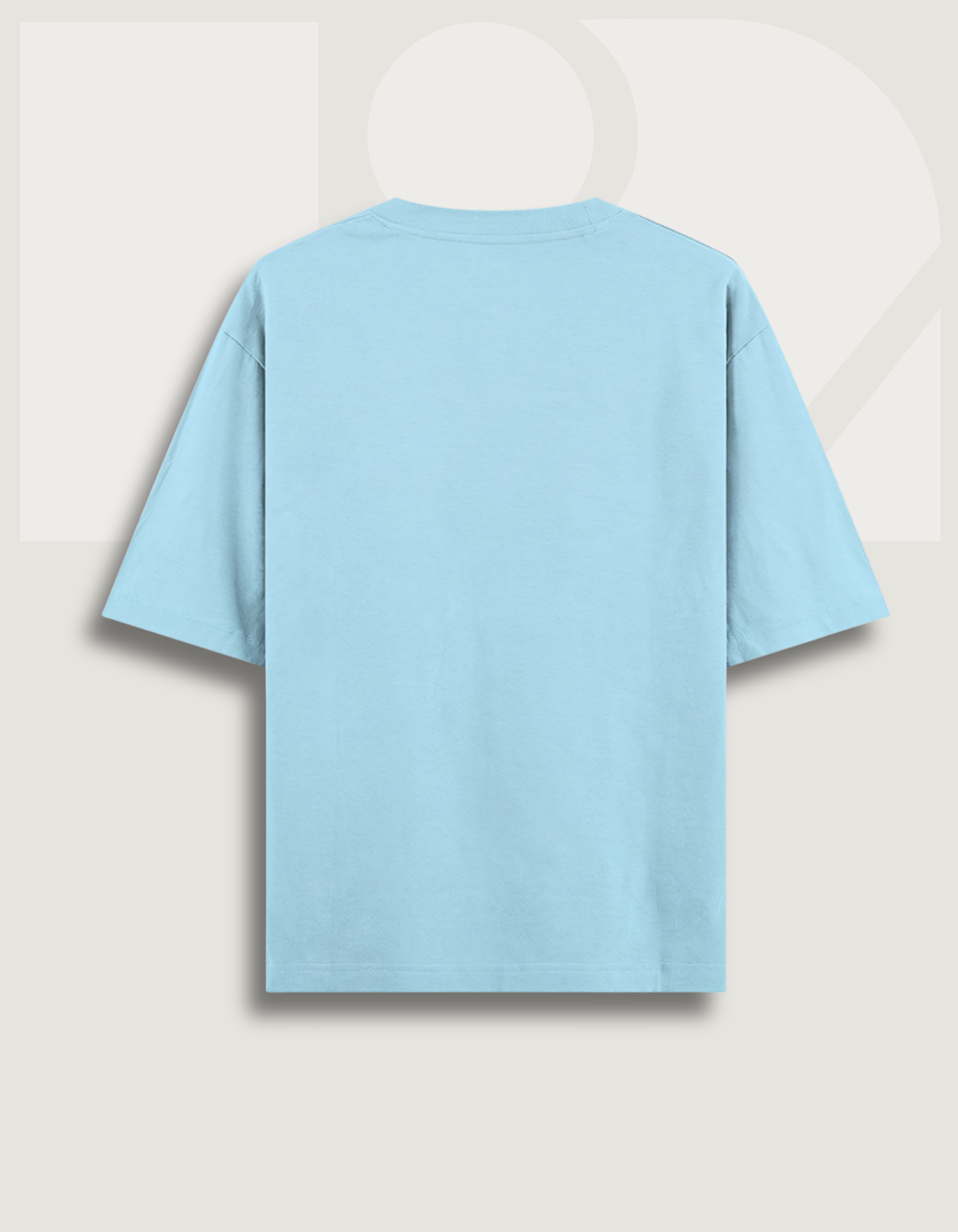 Premium Oversized Classic T-Shirt Summer Essential Sea Blue