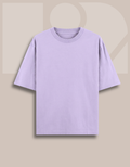 Premium Oversized Classic T-Shirt Summer Essential Lavender