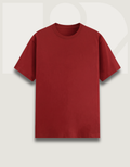 Premium Cotton Stretch T-Shirt – Classic Red