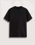 Premium Cotton Stretch T-Shirt – Black