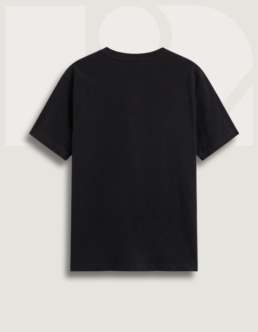 Premium Cotton Stretch T-Shirt – Black