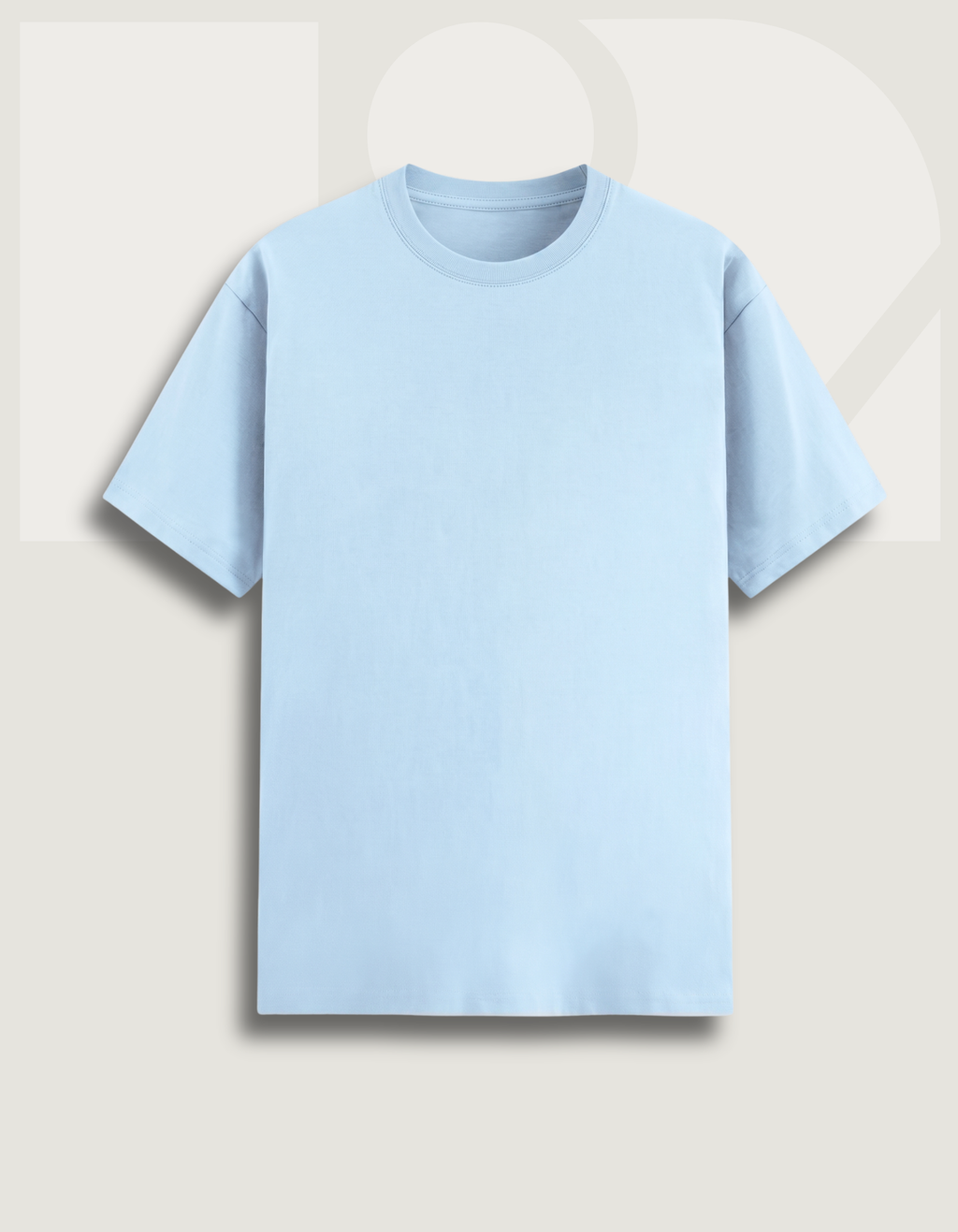 Premium Cotton Stretch T-Shirt – Sea Blue