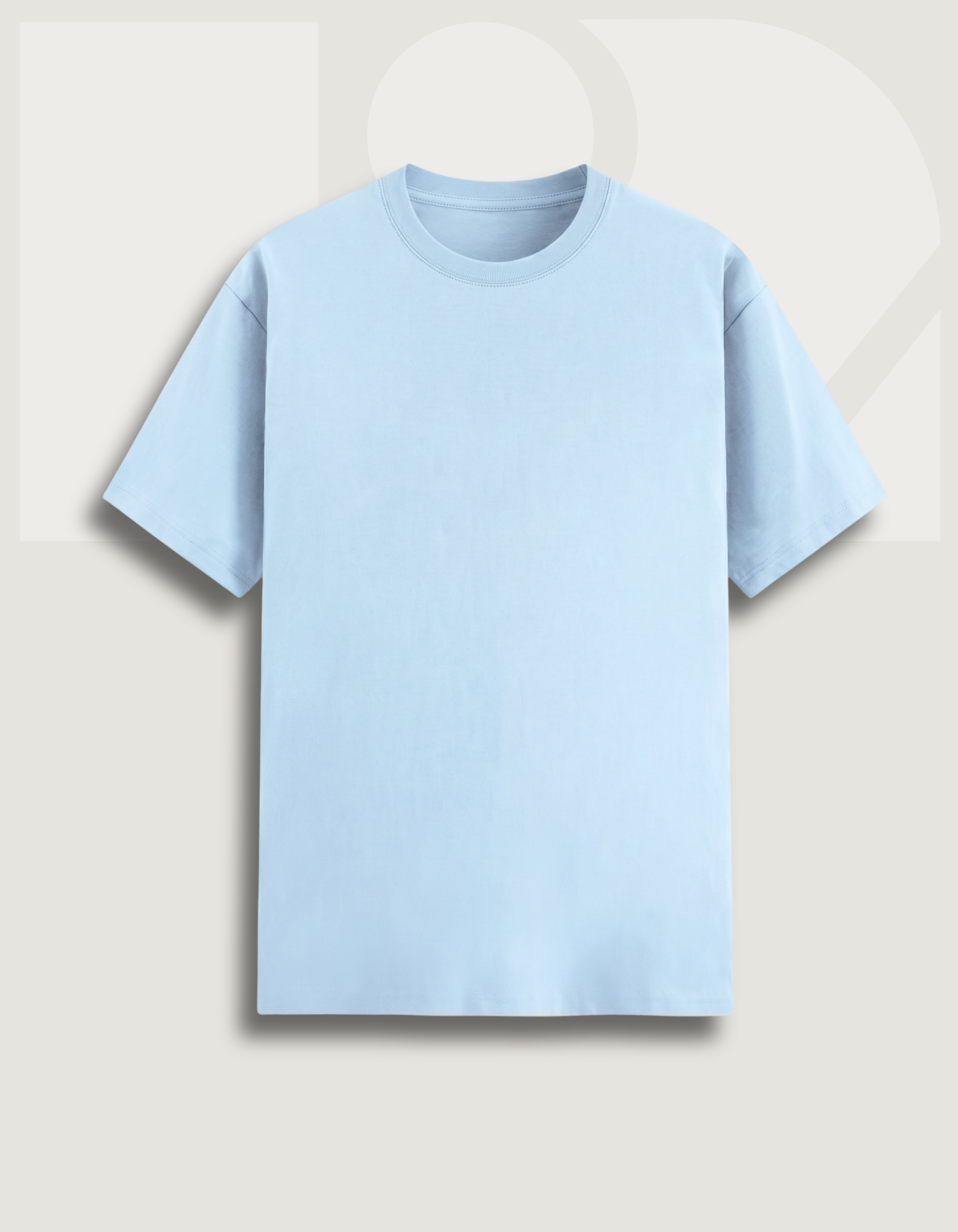 Premium Cotton Stretch T-Shirt – Sea Blue