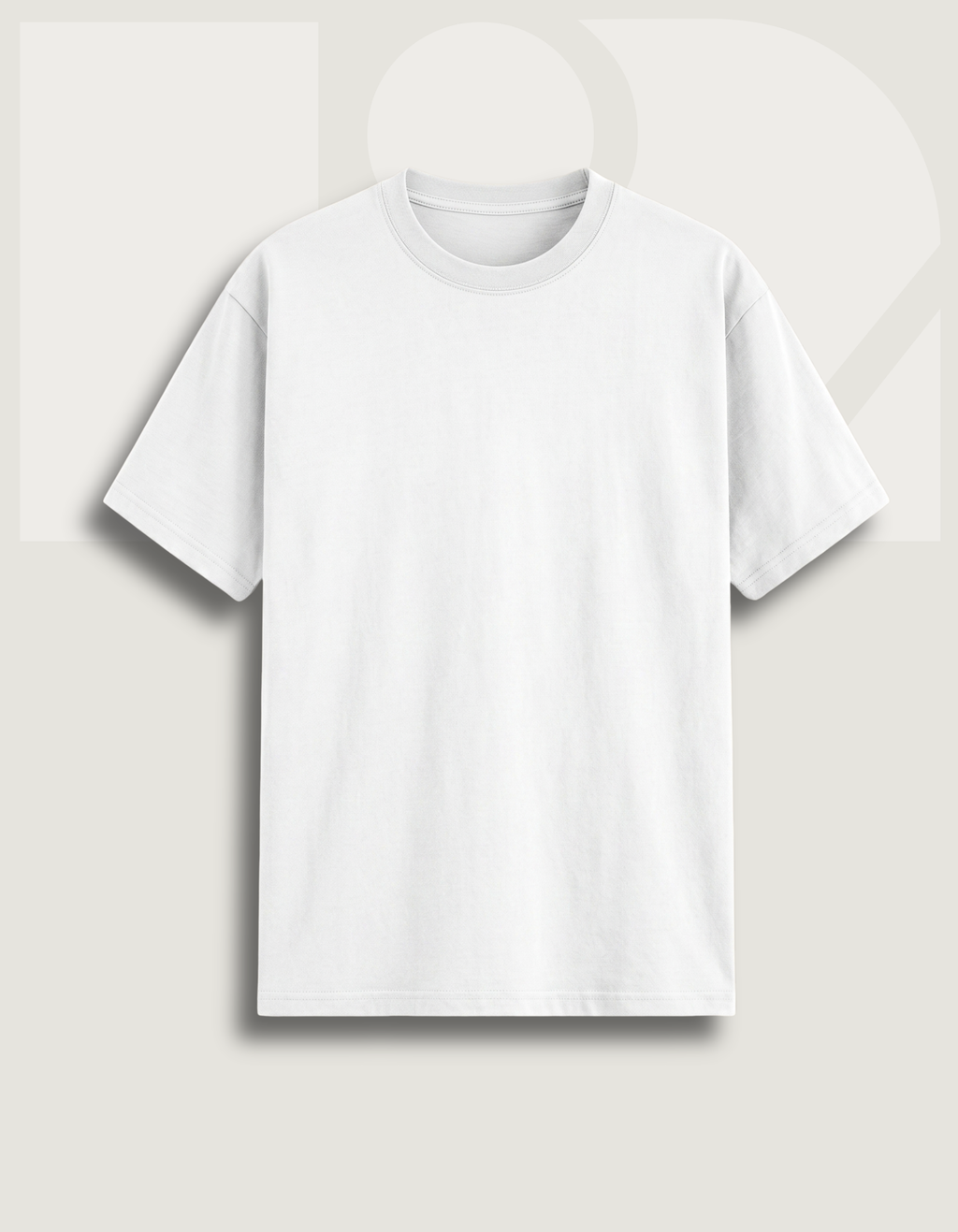 Premium Cotton Stretch T-Shirt – White
