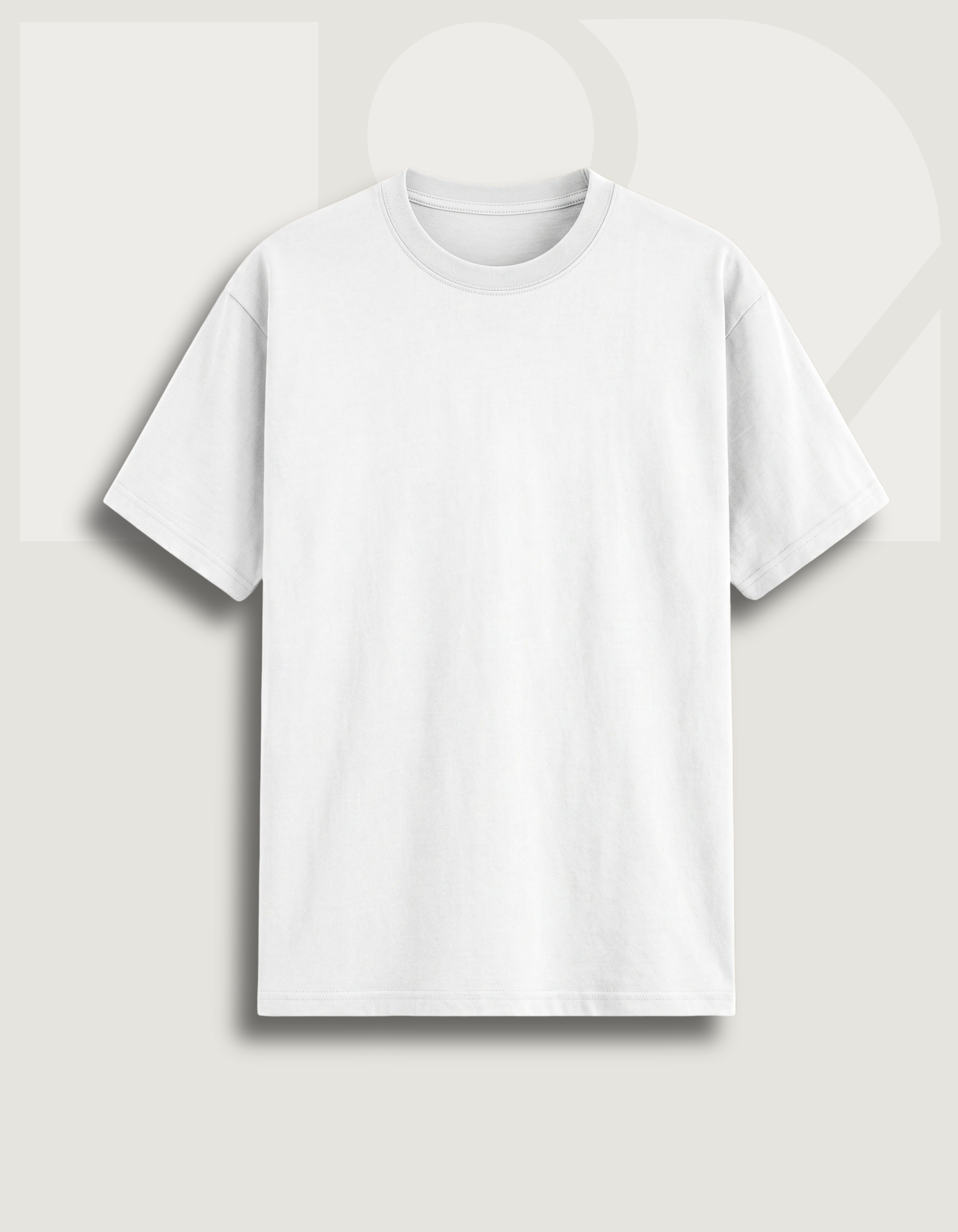 Premium Cotton Stretch T-Shirt – White