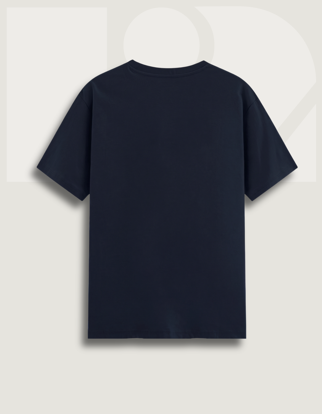 Premium Cotton Stretch T-Shirt – Navy Blue
