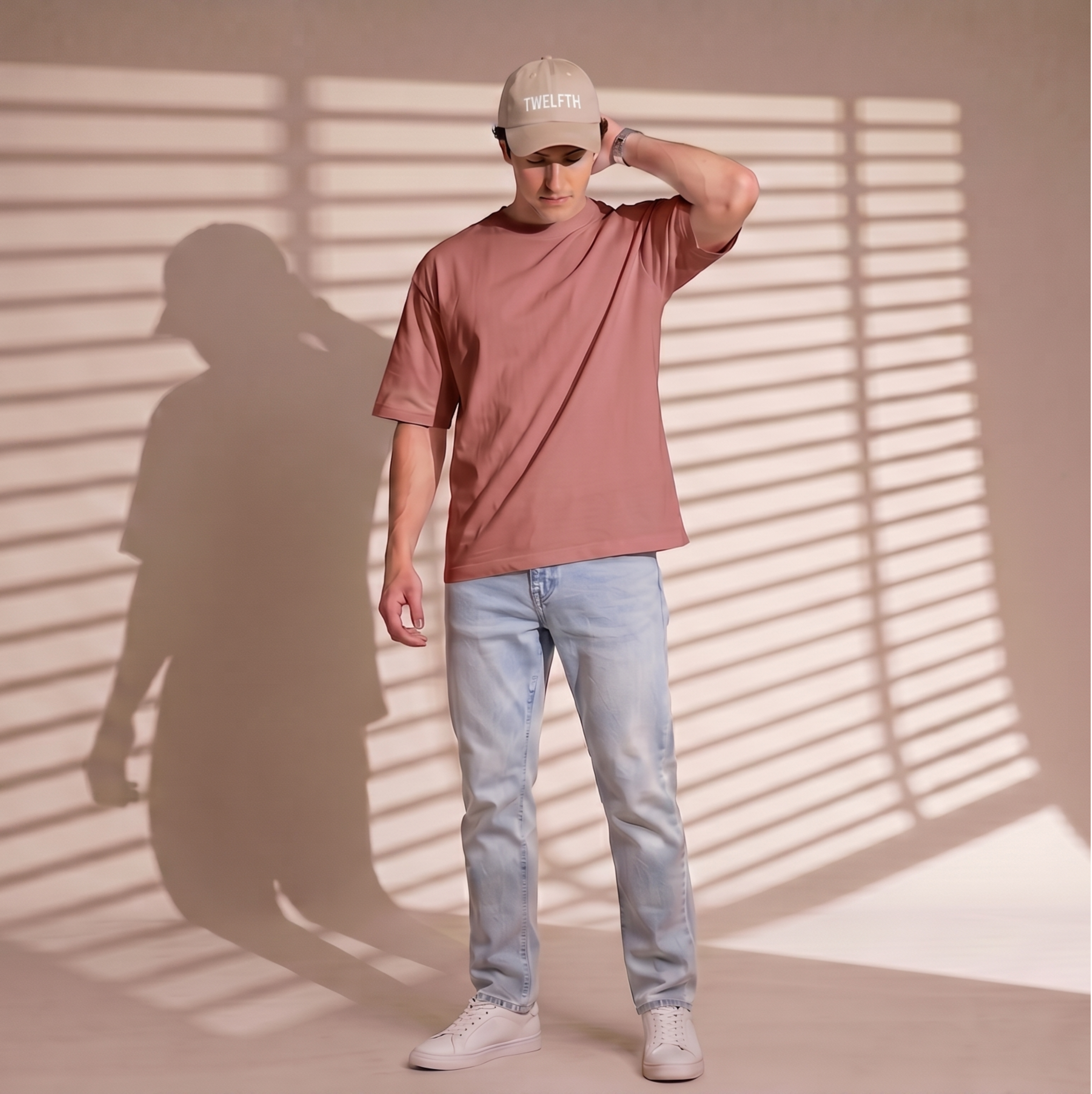 Premium Oversized Classic T-Shirt Summer Essential Coral
