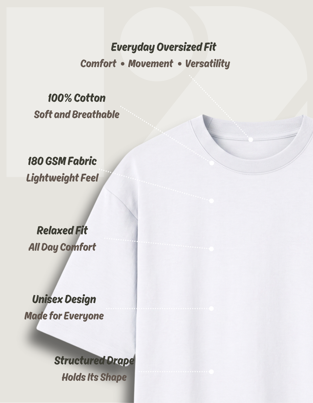 Everyday Oversized T-Shirt – White