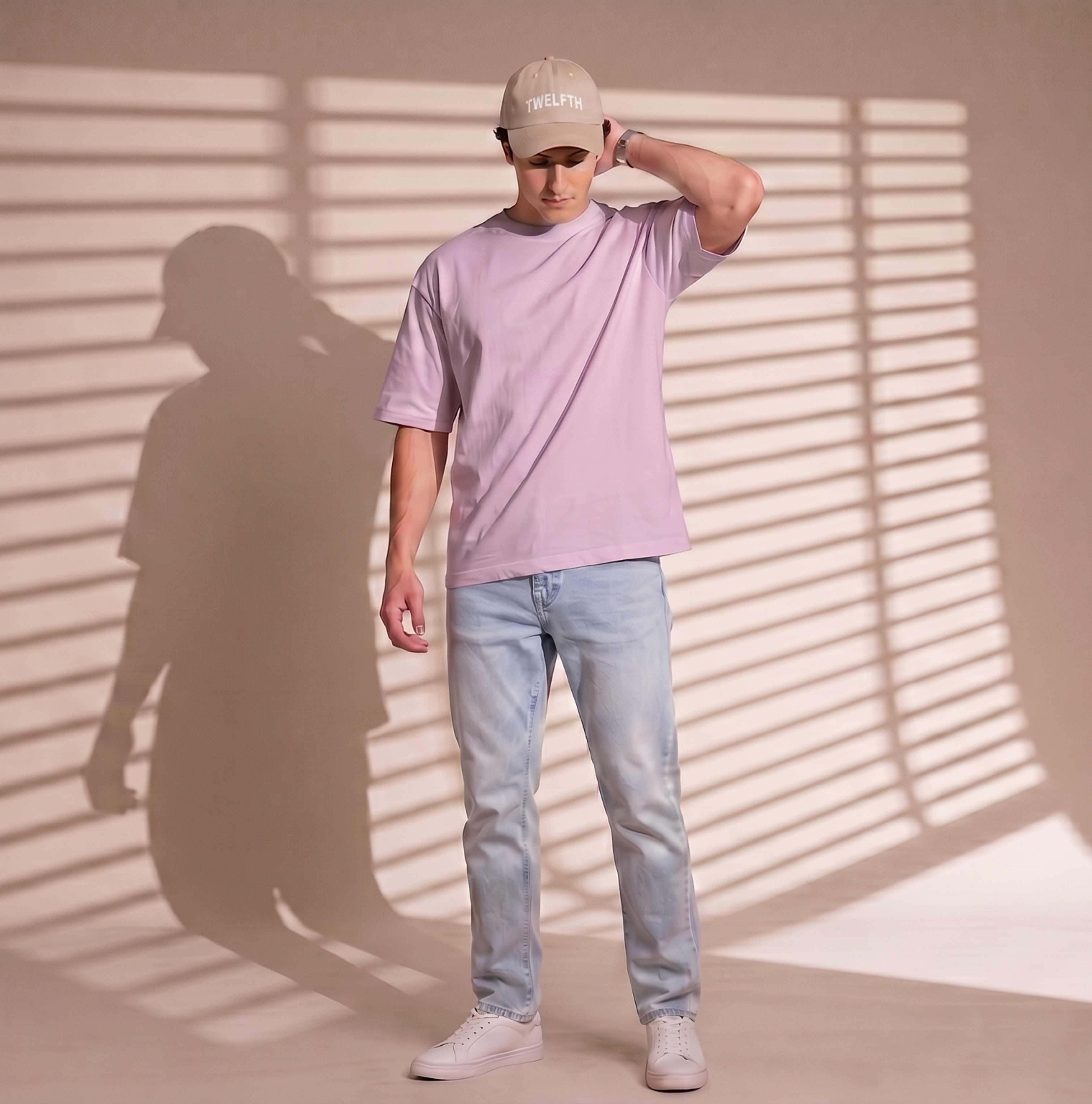 Premium Oversized Classic T-Shirt Summer Essential Baby Pink