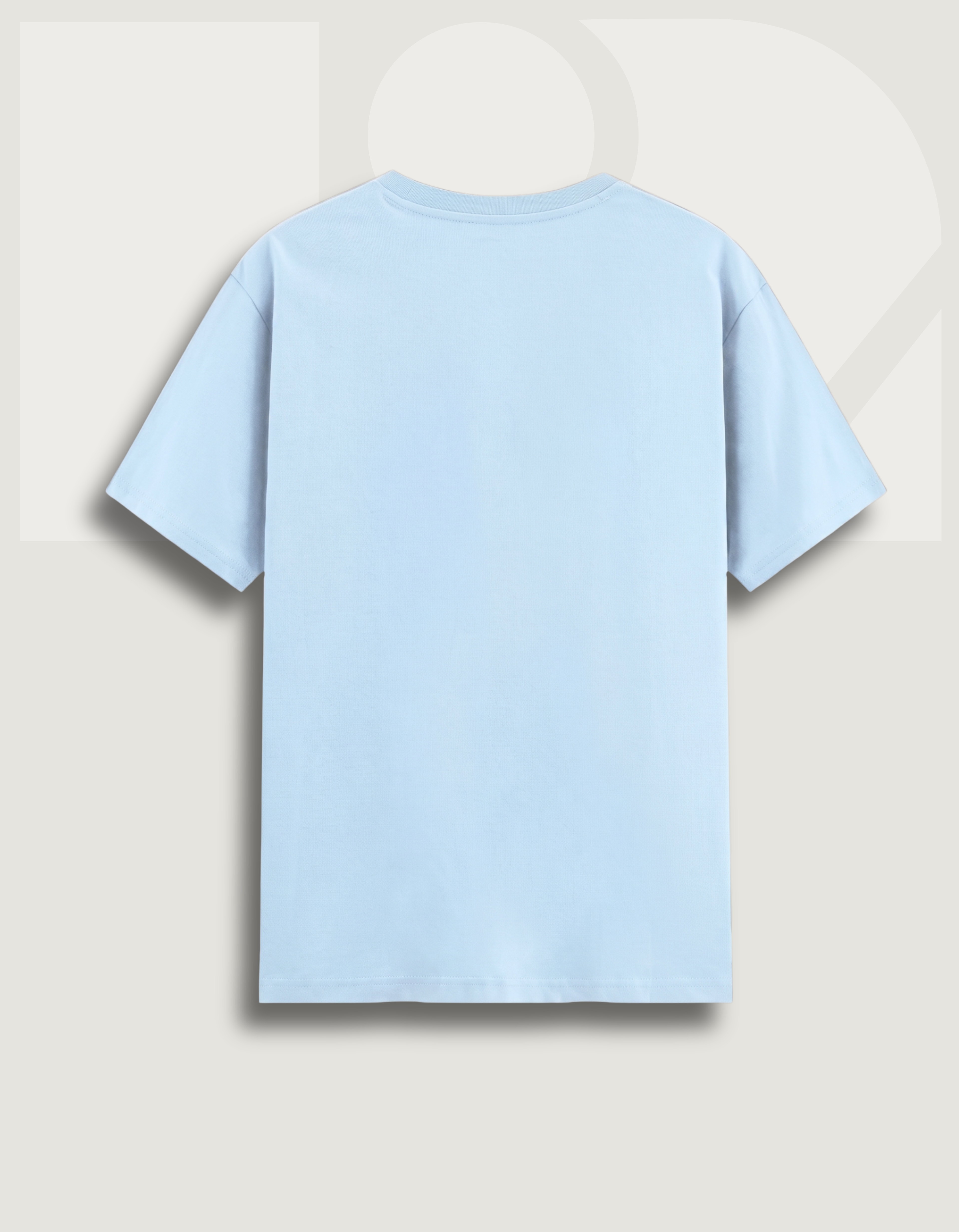 Premium Cotton Stretch T-Shirt – Sea Blue